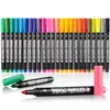 A set of fabric markers arranged in a row, with two markers in the foreground. Produktbild-Vorschau