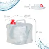 Relaxdays Faltkanister 4er Set, 5 l, Hahn, Schraubdeckel, Produktbild-Vorschau 4