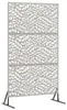 vidaXL Osłona przeciwsłoneczna Szara 100 x 50 x 180 cm Stal Podgląd zdjęcia produktu 3
