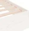 vidaXL Massivholzbett Weiß 120x200 cm Produktbild-Vorschau 8