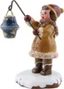 Winterkinder Mädchen mit Sternhimmellampion (8cm) von Produktbild-Vorschau 3