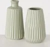 Vase Blumenvase Porzellan Esko hellgrün H 18 cm 2er Set Produktbild-Vorschau 4