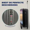 MuchoWow® Koffer Handgepäck Trolley Rollkoffer Kleine Produktbild-Vorschau 3