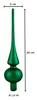Christbaumspitze Echt Glas 26 x 6 cm Matt Glanz Produktbild-Vorschau 3