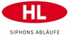 A logo with the letters HL inside a red oval, and text below that says SIPHONS ABLÄUFE. Produktbild-Vorschau