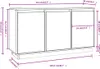 vidaXL Príborník 111x34x60 cm borovicový masív Náhľad obrázku produktu 7