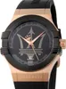 Maserati Potenza Uhr Schwarz,Golden  Herren Schwarz,Golden Produktbild-Vorschau 6