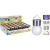 Viacfarebná LED solárna žiarovka 6 cm Automatická zmena Náhľad obrázku produktu 1