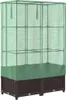 Hochbeet mit Gewächshaus-Aufsatz Rattan-Optik 80x40x138 cm Produktbild-Vorschau 6
