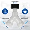 Gabelanschluss Doppelanschluss PVC für 3/4 Zoll Produktbild-Vorschau 3