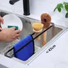 Organizér do dřezu Černá odkapávací deska 43 cm Kuchyňský Náhled obrázku produktu 2