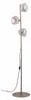 Stehlampe Metall Rauchglas G9 151 cm Beige Cognac 3-flammig Produktbild-Vorschau 1