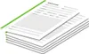 PRICARO blocchetto telefonico, A6 non perforato, verde, 5 Anteprima dell’immagine prodotto 1