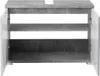 Waschbeckenunterschrank - Weiß Hochglanz - Betondekor - B Produktbild-Vorschau 8