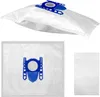 A set of vacuum cleaner bags and a filter. Produktbild-Vorschau