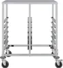 Tablettwagen mit 12 GN-Behältern 75x55x87 cm Edelstahl Produktbild-Vorschau 5