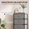 HOMCOM Kommode mit 4 Schubladen, 42 x 32 x 80 cm, Produktbild-Vorschau 5