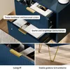 INONEFT Nachttisch mit 2 Schubladen, Nachtschrank mit Produktbild-Vorschau 3