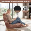 KOMFOTTEU Bodenstuhl, Bodensessel mit Verstellbarer Produktbild-Vorschau 5