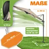 KESSER® Sonnenschirm Doppelsonnenschirm 4,6m x 2,7m | Produktbild-Vorschau 2