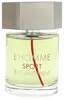 Moderner, zylindrischer Flakon des Herrendufts L’Homme Sport von YSL, mit klarem Glas und rotem Akzent in der Mitte. Produktbild-Vorschau
