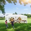 GOPLUS 3 x 6 m Partyzelt, Pavillon Zelt mit 6 Abnehmbaren Produktbild-Vorschau 5
