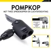 Dunlop Fietspomp met Drukmeter en Fiets Reparatieset Productafbeelding-voorbeeld 3