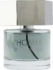 Runder Glasflakon mit blaugrauem Duft und glänzender Sechskantkappe von YSL, L’Homme Ultime. Produktbild-Vorschau