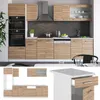 Küchenzeile Vicco R-Line Sonoma 300 cm mit Hochschrank, Produktbild-Vorschau 3