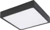 LED Deckenleuchte, Metall, Graphit, Opal, H 2,6 cm Produktbild-Vorschau 1