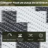 Outsunny Tapis extšŠrieur Style Graphique - Tapis Voir les images du produit 4