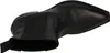 A top-down view of a black leather boot. Anteprima dell’immagine prodotto