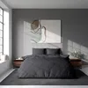 3-tlg Premium Damast Bettwäsche 200x200 + 80x80 cm mit YKK Produktbild-Vorschau 3