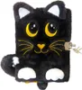 Tagebuch Mit Vorhängeschloss 3D Haarig A5 96K Nachtkatze Produktbild-Vorschau 2