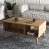 A modern living room scene with a coffee table, sofa, and armchair. Náhled obrázku produktu