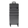 Kosmetikkoffer Trolley Schwarz 70L Schminkkoffer mit Rollen Produktbild-Vorschau 7