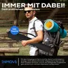 24MOVE® Campingstuhl Faltstuhl, 2er Set, schwarz, mit Produktbild-Vorschau 4