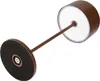 Stolová lampa Olympia Siena okrúhla kupola gaštanová 300 mm Náhľad obrázku produktu 3