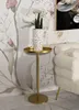 Okrągły wysoki stół z metalu w kolorze złotym 51x100cm Doha Podgląd zdjęcia produktu 6