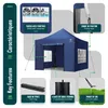 VOUNOT® Verstärktes Pavillon 3x3m, Wasserdichter Produktbild-Vorschau 4