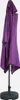 A closed purple umbrella with a black base and pole, shown from the side against a light gray background. Anteprima dell’immagine prodotto