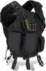 A black tactical vest with multiple pouches and straps. Produktbild-Vorschau