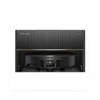 A black robot vacuum cleaner is docked in its charging station. Produktbild-Vorschau