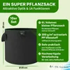 TTL GARDEN Pflanzsack 6L – 10er Set Stofftöpfe aus Filz & Produktbild-Vorschau 2