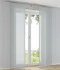 Schiebevorhang Boston in Leinenoptik  uni türkis  ca. 60 * Produktbild-Vorschau 1