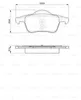 Bosch Bremsbelagsatz, Scheibenbremse  0 986 424 539 Produktbild-Vorschau 9