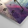 Wanduhr - Quadrat - Glasuhr - Wald Baum Natur - 30x30cm - Produktbild-Vorschau 5