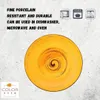 Wilmax Piatto fondo 22,5 cm 1100 ml Giallo Porcellana Anteprima dell’immagine prodotto 3