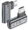 deleyCON USB-C Winkeladapter 90 Grad flach, 40Gbps, 240W, Produktbild-Vorschau 1