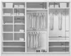 Moderner geräumiger Kleiderschrank 250 cm MANUEL – Produktbild-Vorschau 2